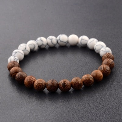 Natural Wood bead LGCY Bracelet