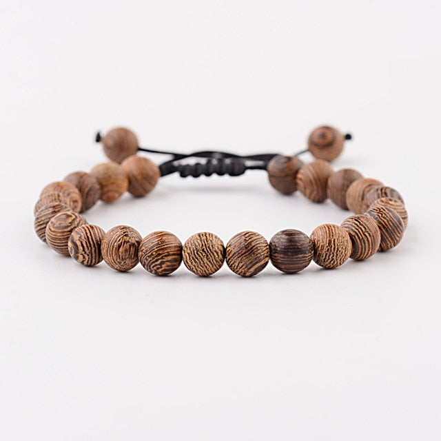 Natural Wood bead LGCY Bracelet