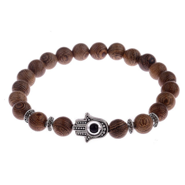 Natural Wood bead LGCY Bracelet
