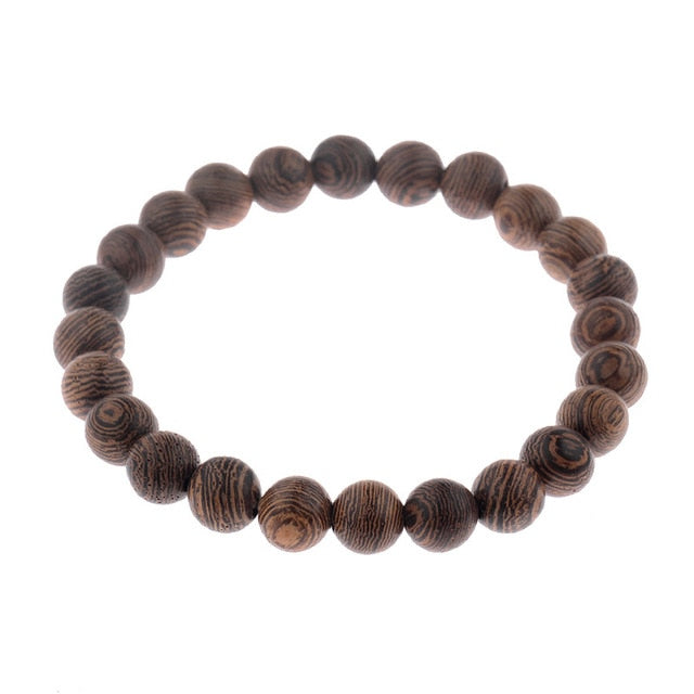 Natural Wood bead LGCY Bracelet