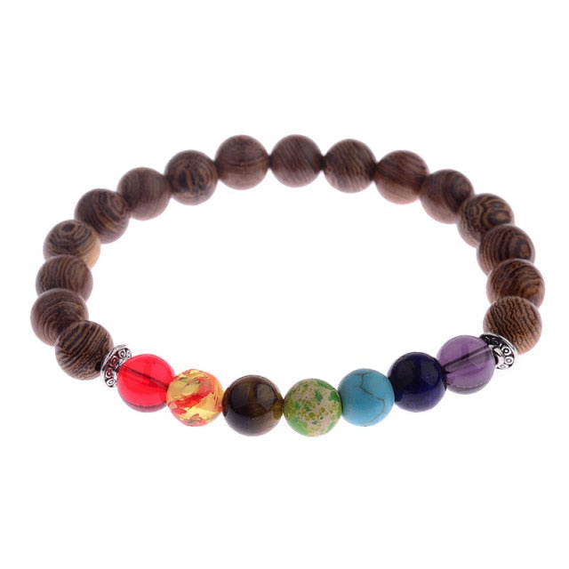 Natural Wood bead LGCY Bracelet