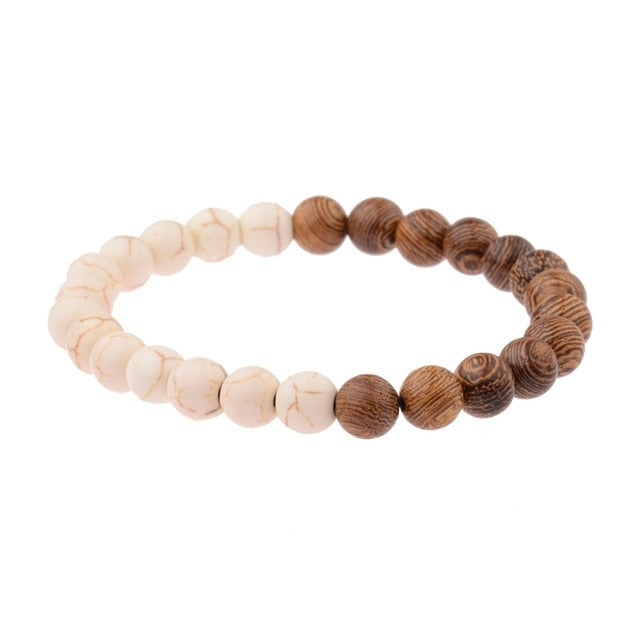 Natural Wood bead LGCY Bracelet