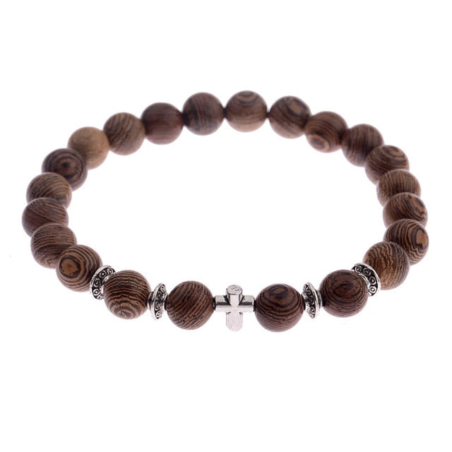 Natural Wood bead LGCY Bracelet