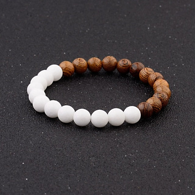 Natural Wood bead LGCY Bracelet