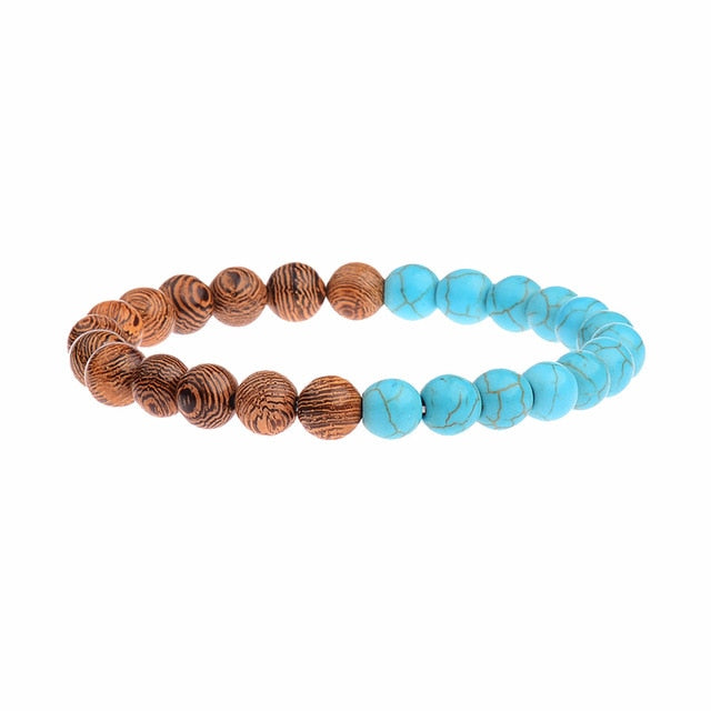 Natural Wood bead LGCY Bracelet