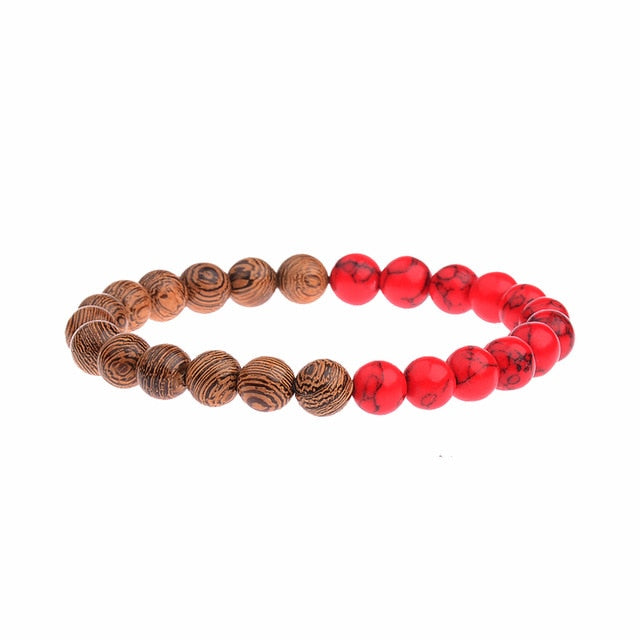 Natural Wood bead LGCY Bracelet