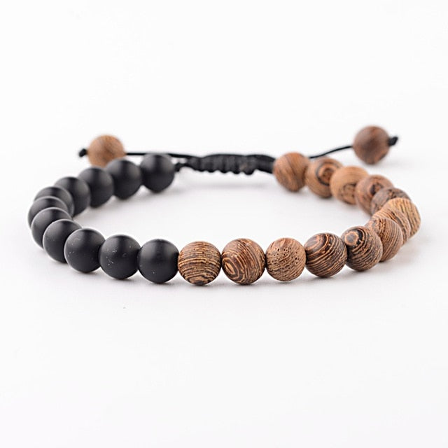Natural Wood bead LGCY Bracelet