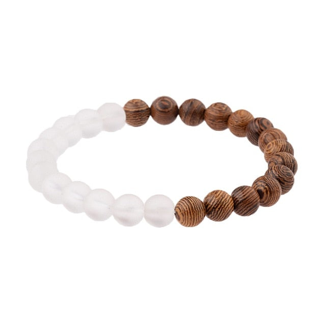 Natural Wood bead LGCY Bracelet