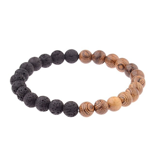 Natural Wood bead LGCY Bracelet