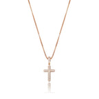 Iced Cross With Chain