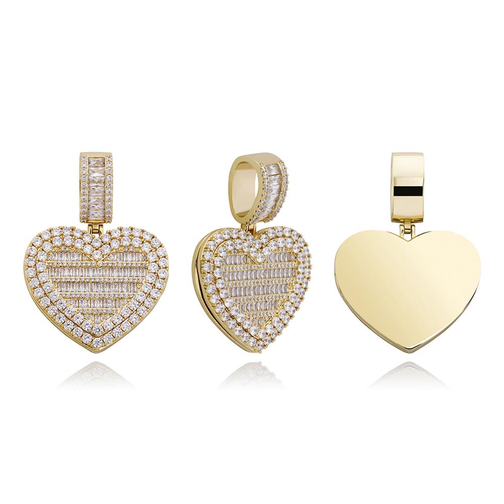 Heart-Shaped Photo Pendant