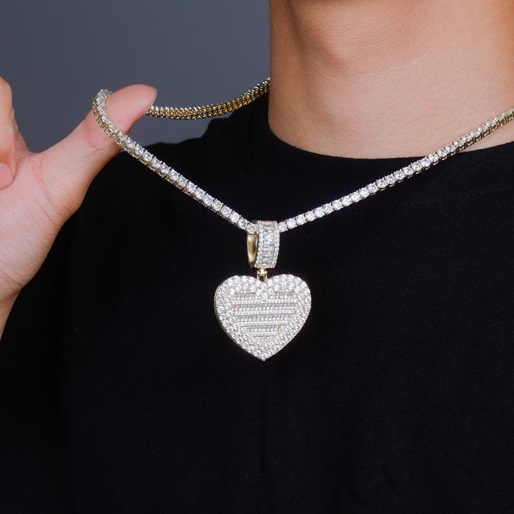 Heart-Shaped Photo Pendant