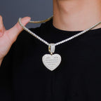 Heart-Shaped Photo Pendant