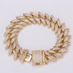 Iced Out Thorns Cuban Bracelet