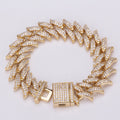 Iced Out Thorns Cuban Bracelet