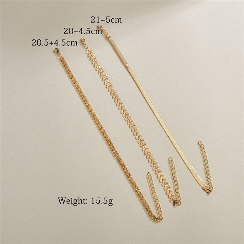 Gold Anklet Bracelets