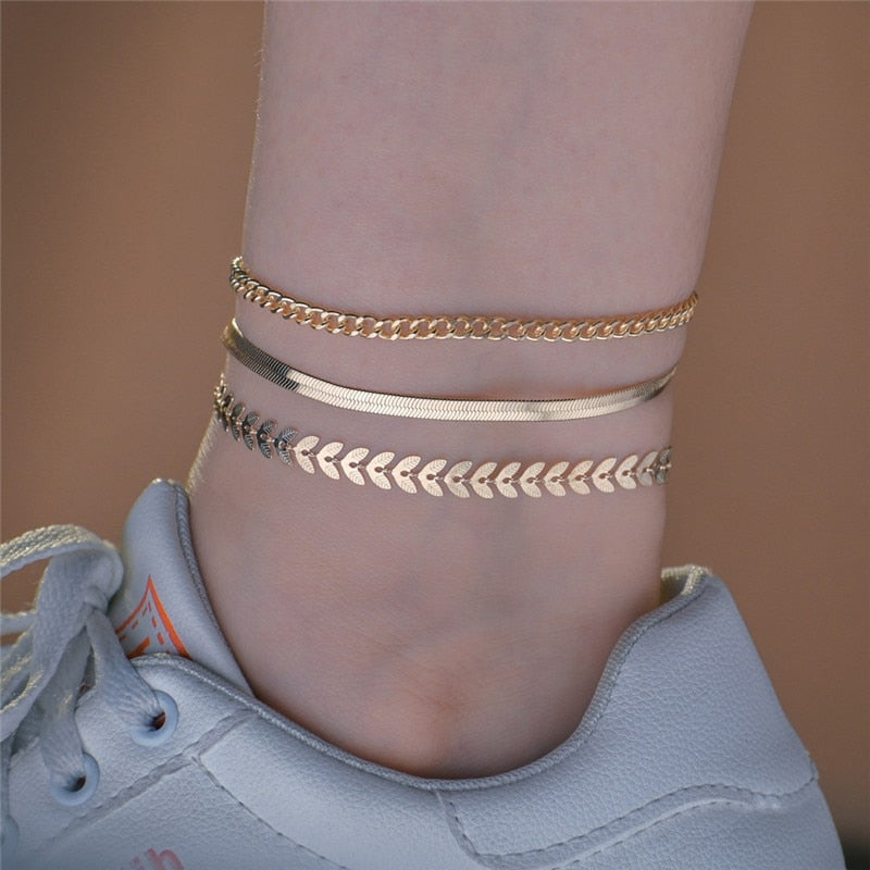 Gold Anklet Bracelets