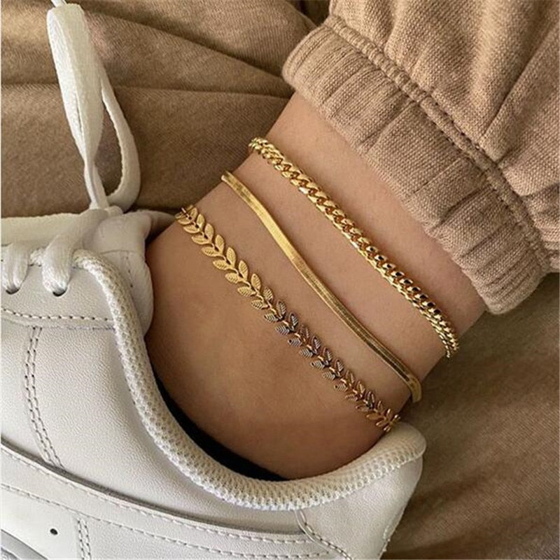 Gold Anklet Bracelets