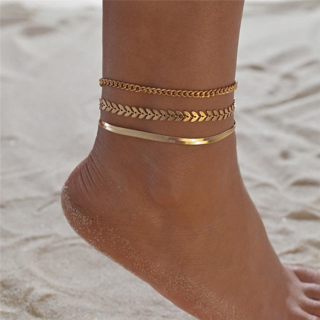 Gold Anklet Bracelets