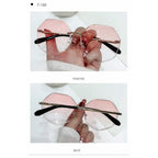 Rimless Unique Sunglasses