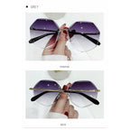 Rimless Unique Sunglasses