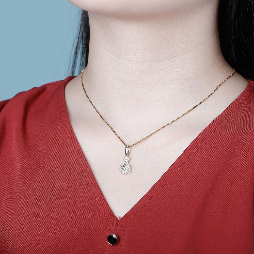 Iced Money Bag Pendant