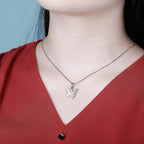 Iced Butterfly Pendant