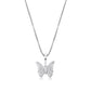 Iced Butterfly Pendant