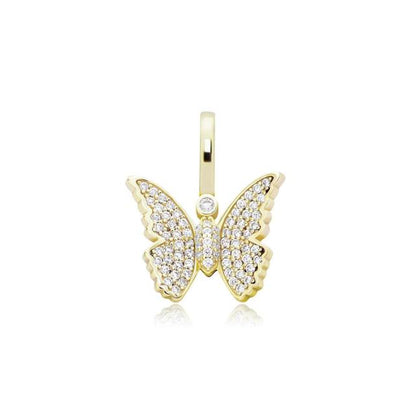 Iced Butterfly Pendant