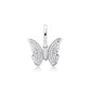 Iced Butterfly Pendant