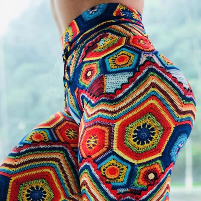 Printed Yoga Pants