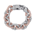 Micro Pave Miami Cuban Chain Bracelet