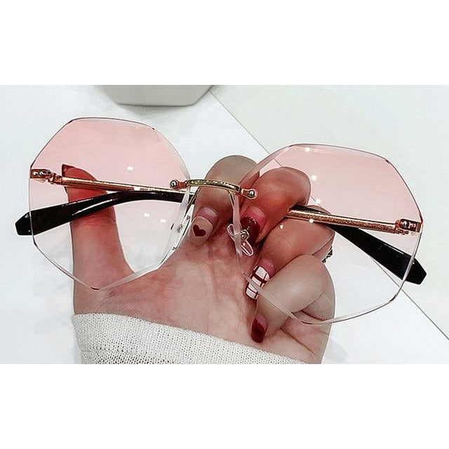 Rimless Unique Sunglasses