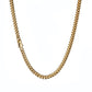 Gold Cuban Necklaces With Crab Clasp
