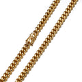 Gold Cuban Necklaces With Crab Clasp