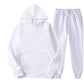 Solid Color Casual Hoodies & Pants