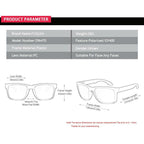 Square Polarized Sunglasses