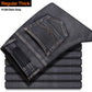 New Men's Classic Style Advanced Stretch Regular Fit Denim Grey Blue Jeans