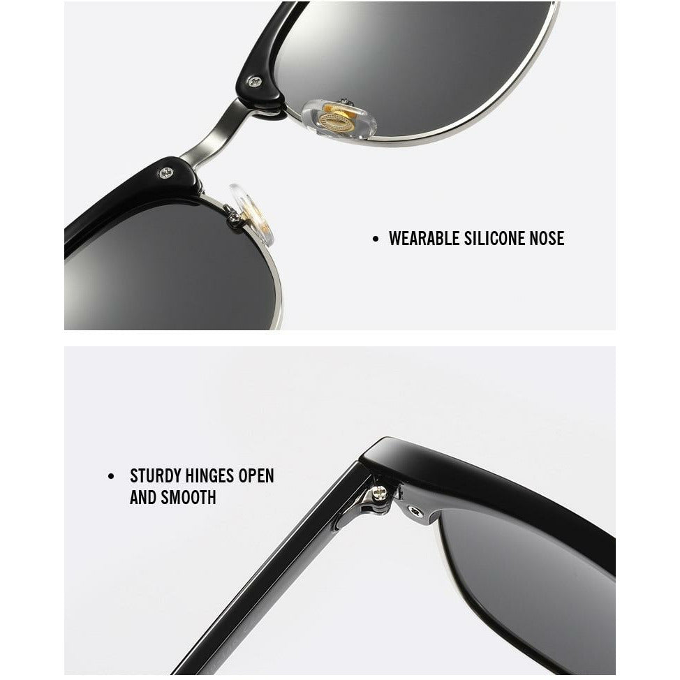 Semi Rimless Sunglasses