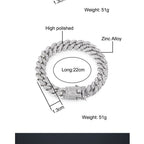 Iced Out Cuban Miami Link Bracelets