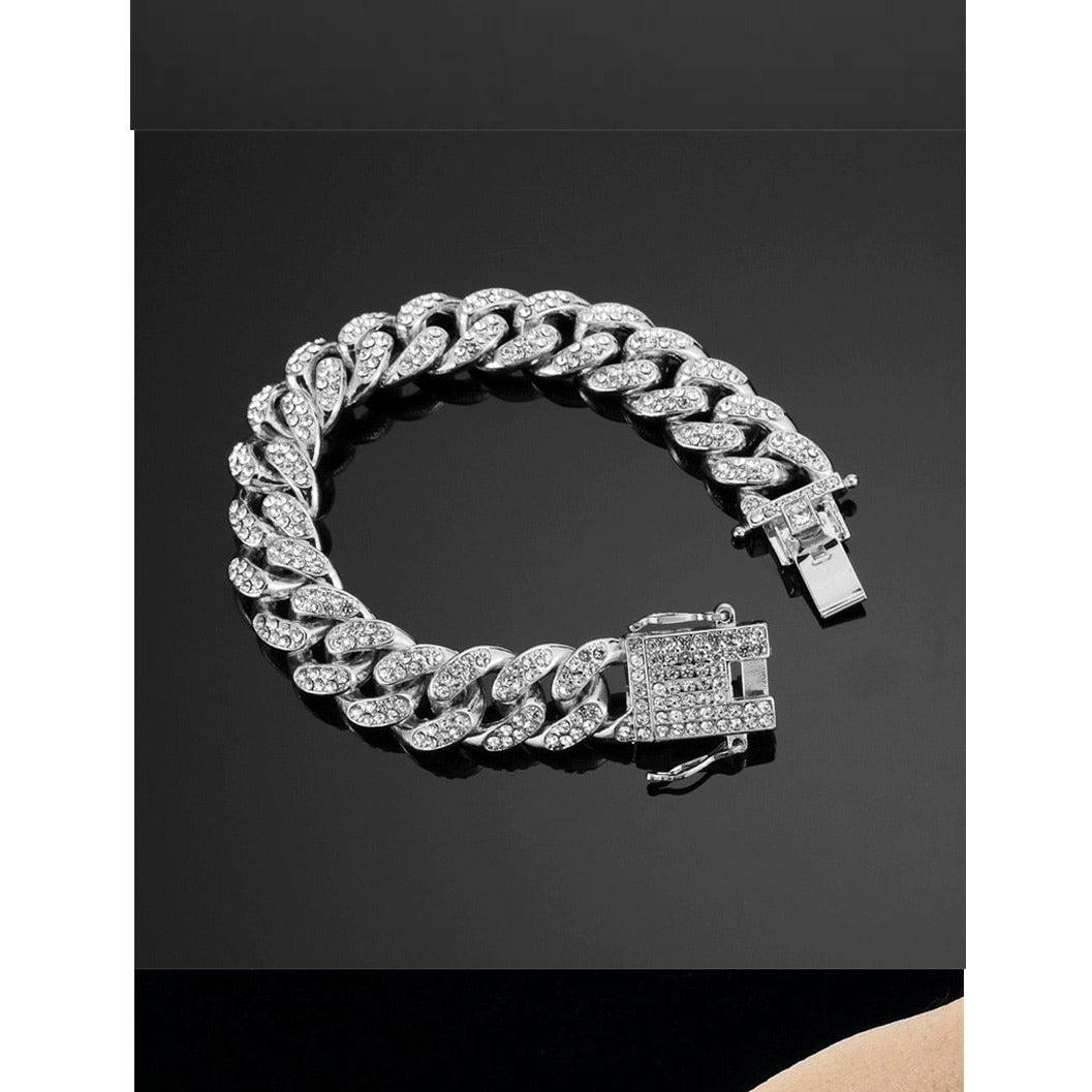 Iced Out Cuban Miami Link Bracelets
