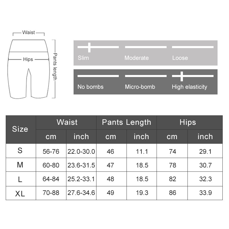 High Waist Fitness Shorts