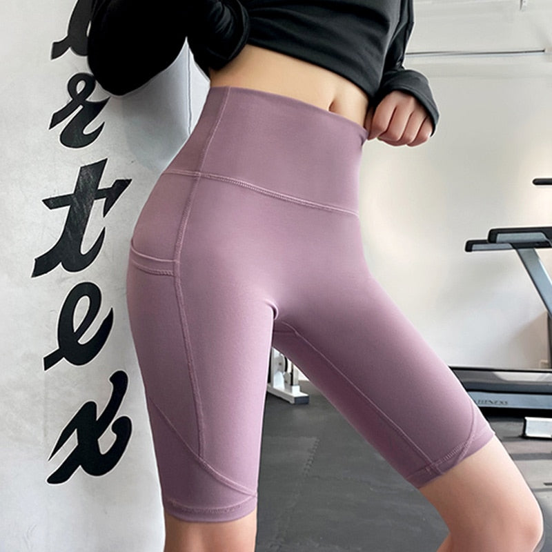 High Waist Fitness Shorts