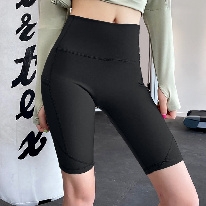 High Waist Fitness Shorts