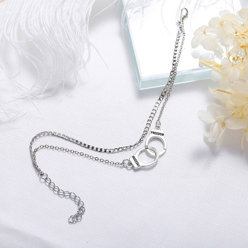 Handcuffs And Other Anklet Fashion Multilayer Foot Chain's