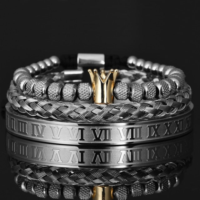 Luxury Roman Royal Crown Bracelet