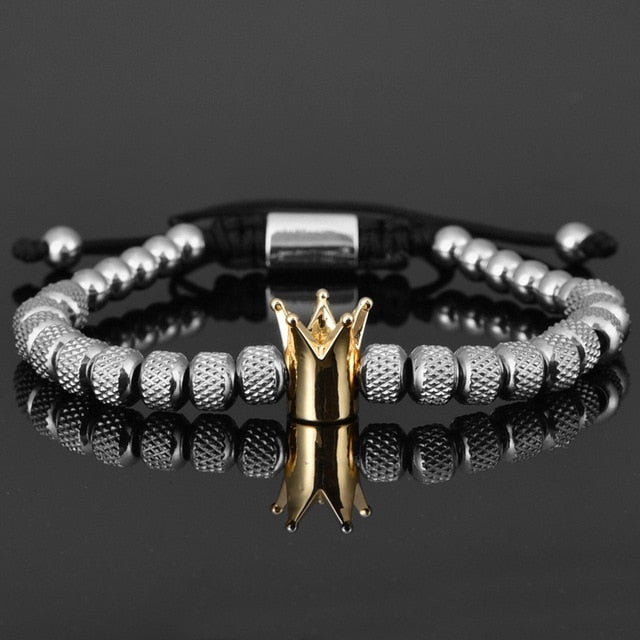 Luxury Roman Royal Crown Bracelet