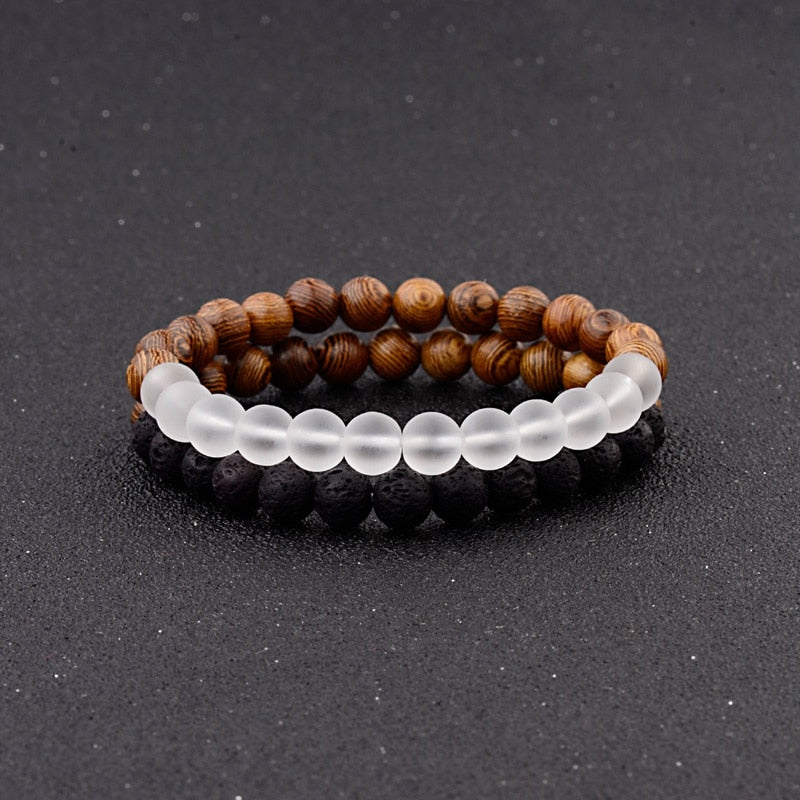 Natural Wood bead LGCY Bracelet