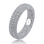 Iced Sterling Silver Ring