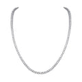 14K White Gold Tennis Chain